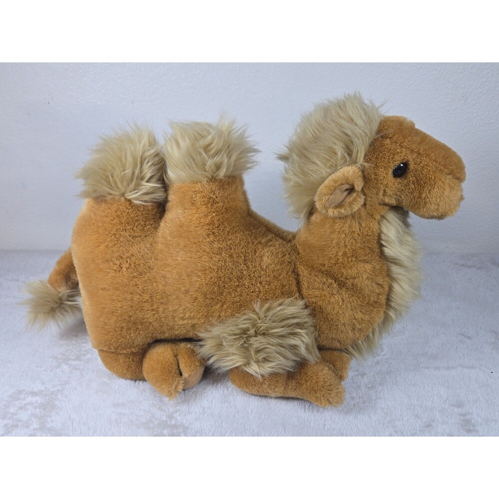 Wildlife Sitting Camel Realistic Plush Stuffed Animal 17'' Desert Soft Feel